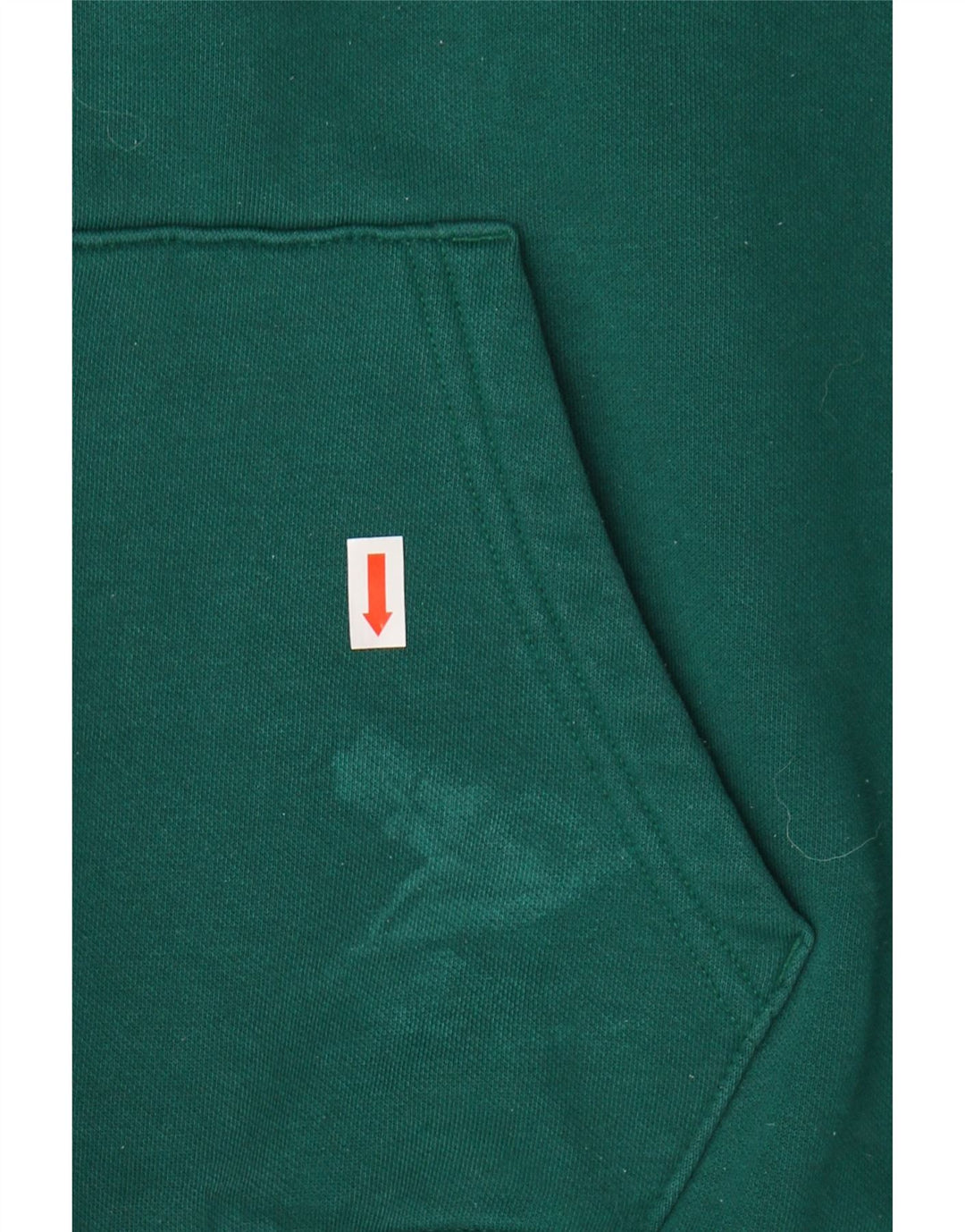 TOMMY JEANS Mens Graphic Hoodie Jumper Large Green Cotton