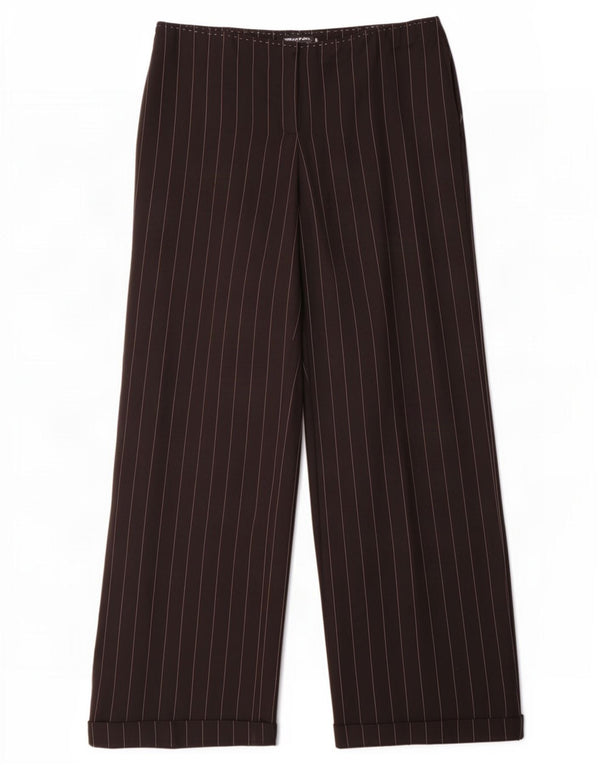 Penny Black Womens High Waist Casual Trousers UK 14 Large W34 L32 Striped