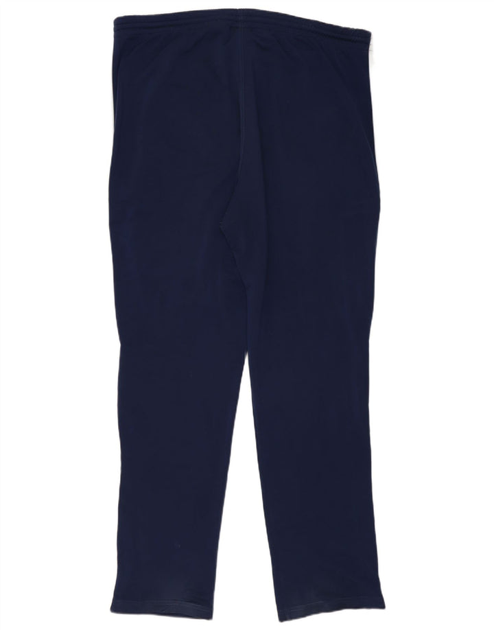 Adidas Mens Tracksuit Trousers 2XL Navy Blue Colourblock Polyester