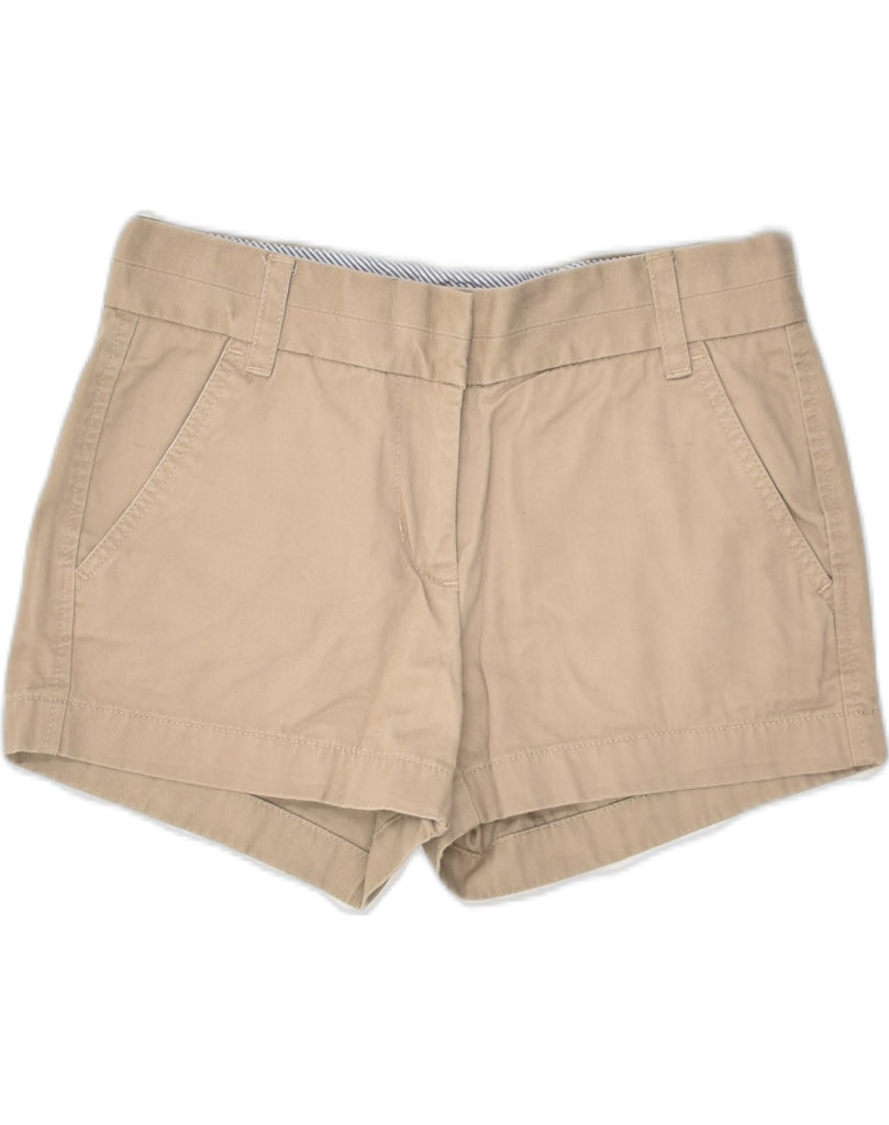 J. CREW Womens Broken In Chino Shorts US 0 XS W30  Beige Cotton | Vintage J. Crew | Thrift | Second-Hand J. Crew | Used Clothing | Messina Hembry 