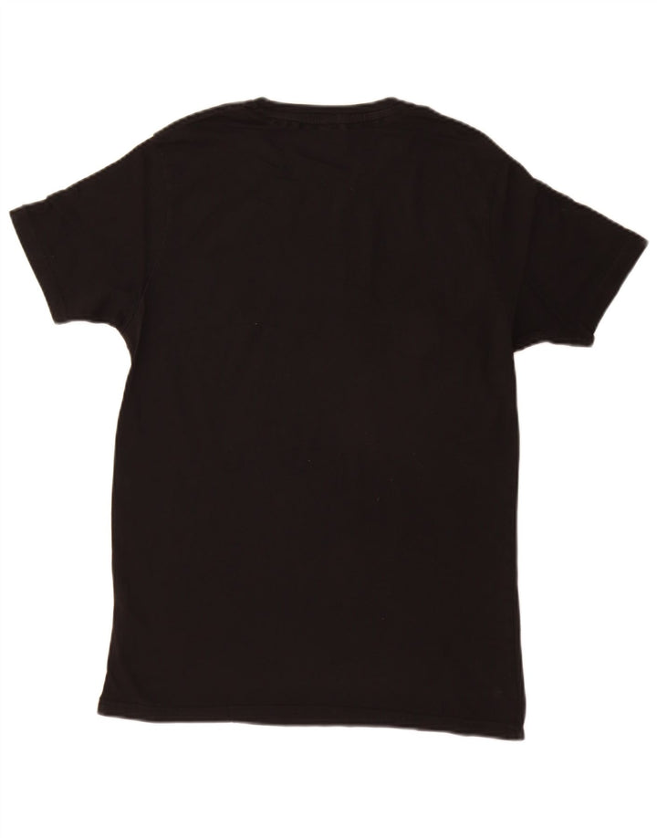 Alpha Industries Mens Graphic T-Shirt Top Small Black Cotton