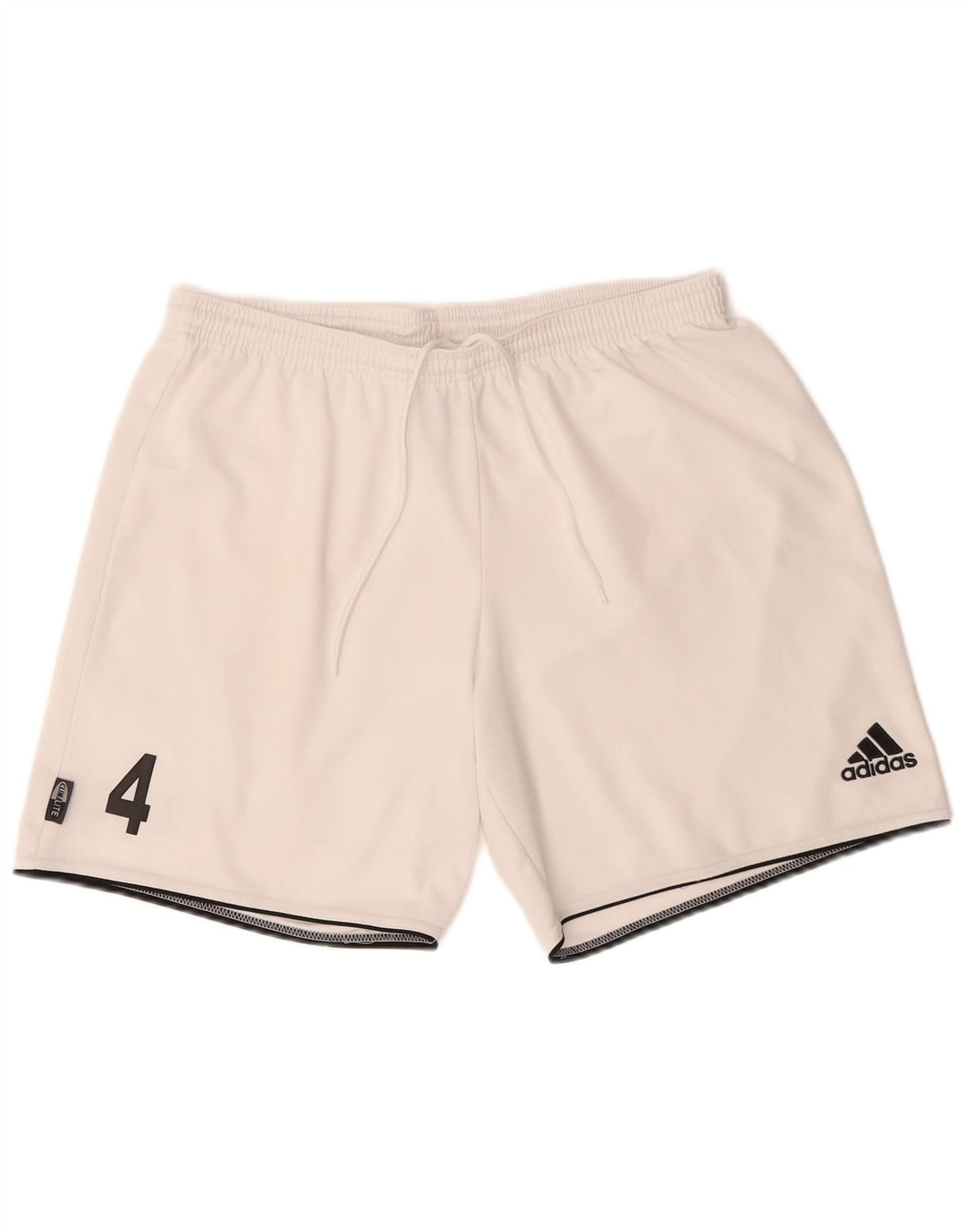 Adidas Mens Climalite Graphic Sport Shorts Large White Polyester