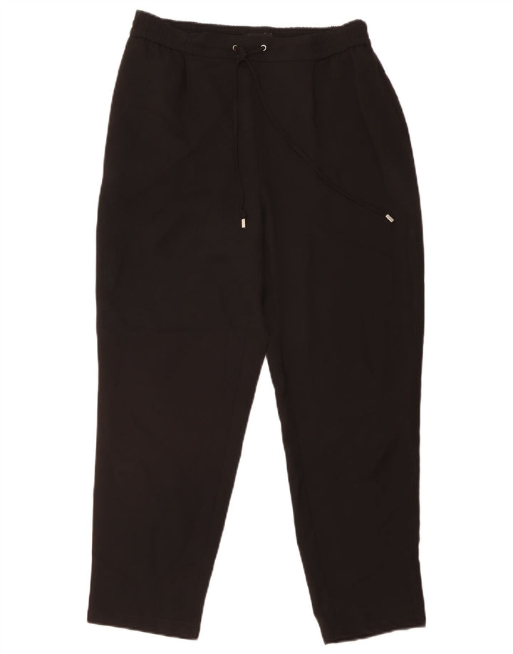Zara Womens Tapered Casual Trousers Medium W28 L26 Black