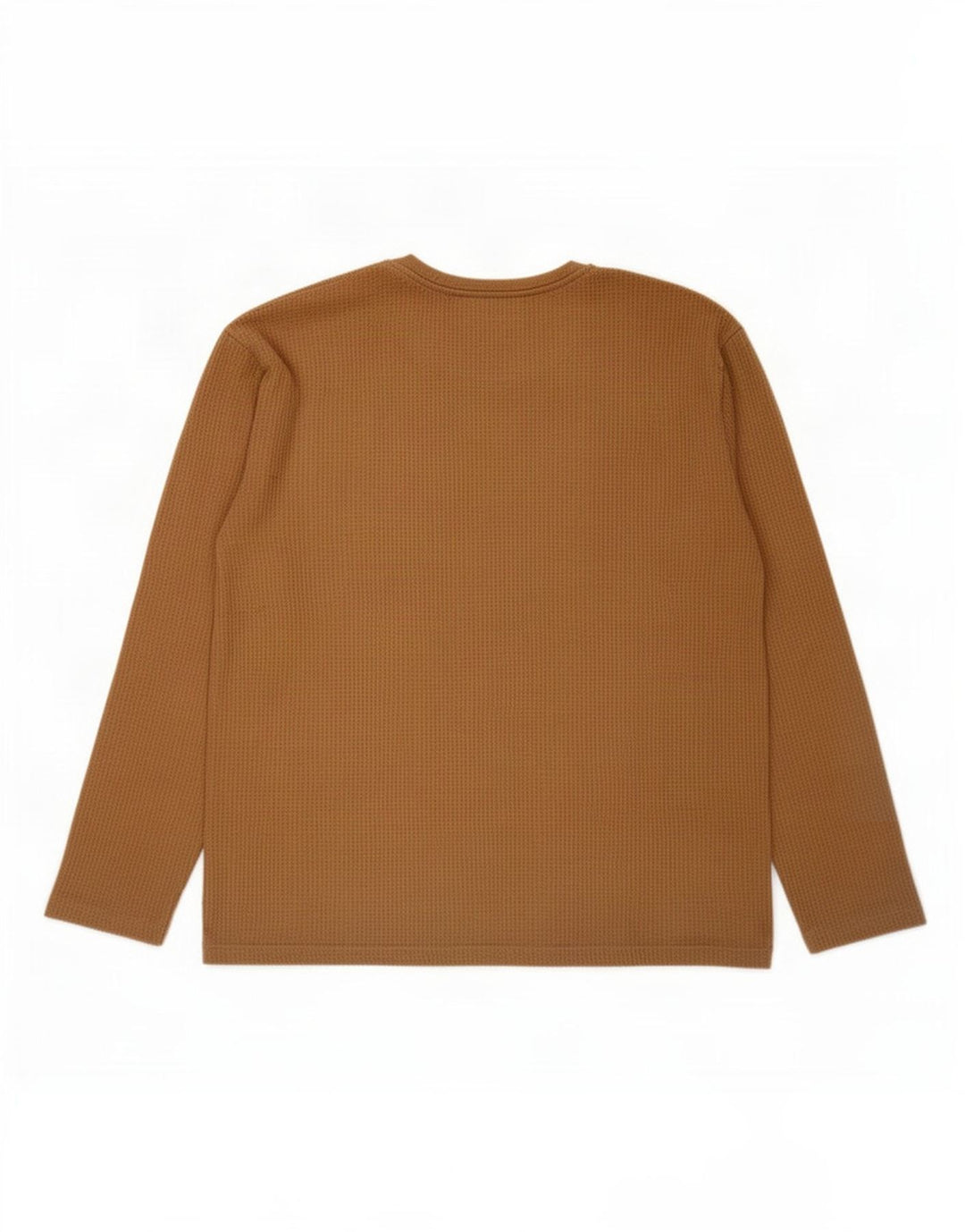 Zara Mens Top Long Sleeve Large Beige Colourblock