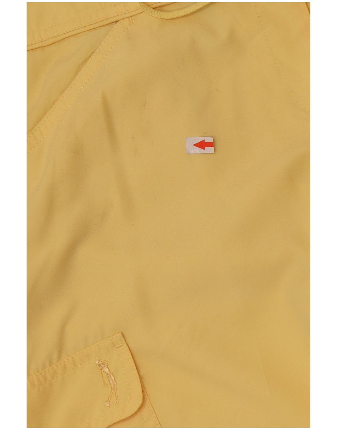 Izod Womens Capri Cargo Trousers US 12 Large W34 L22 Yellow Polyester