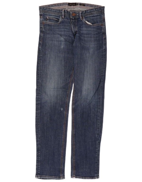 Massimo Dutti Mens Slim Jeans EU 42 Large W32 L32 Blue