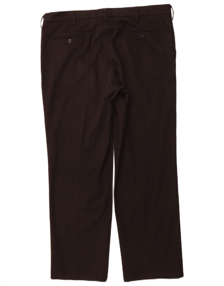 DOCKERS Mens Straight Chino Trousers W40 L32 Black Cotton