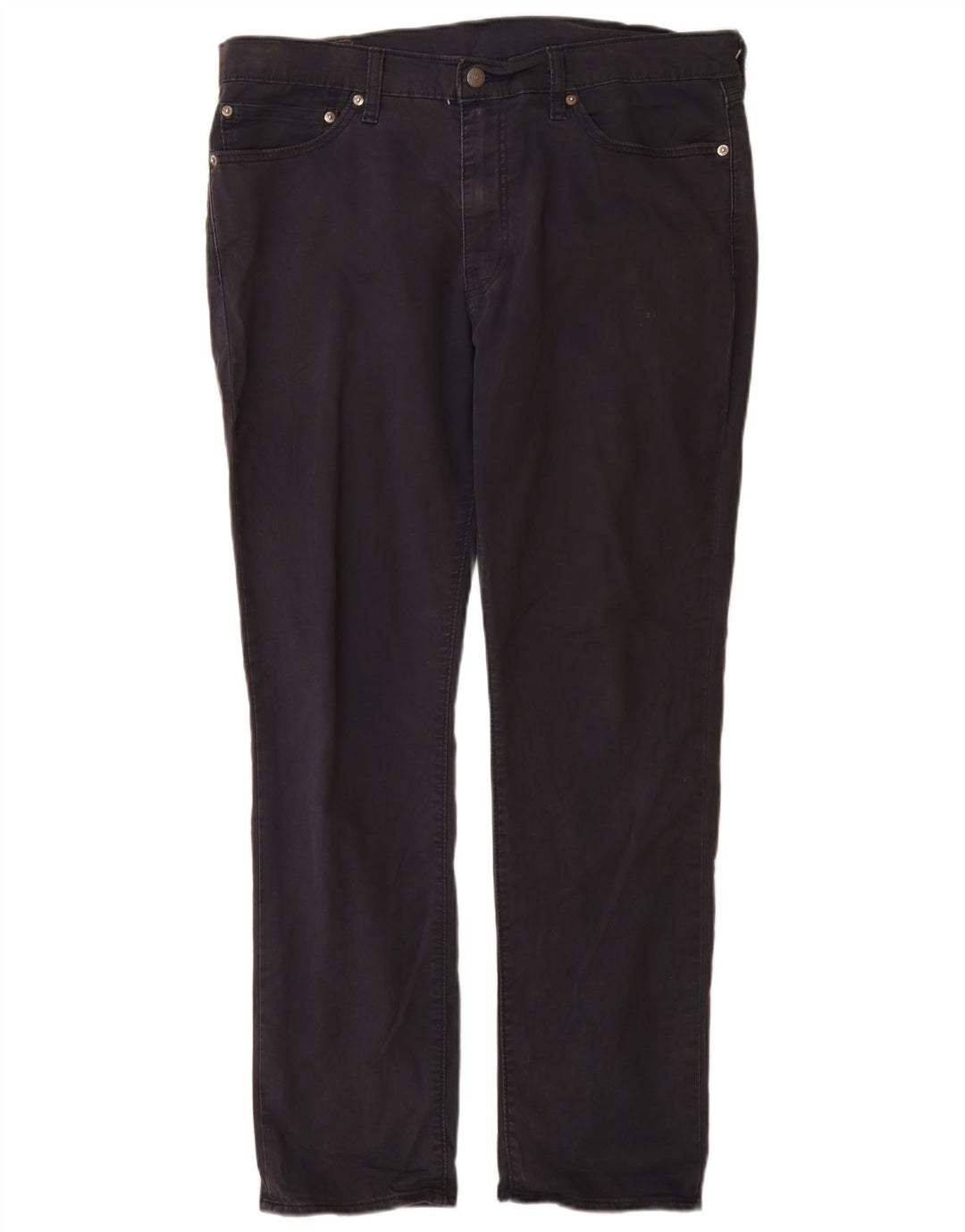 Levi's Mens 511 Slim Casual Trousers W36 L32 Navy Blue Cotton