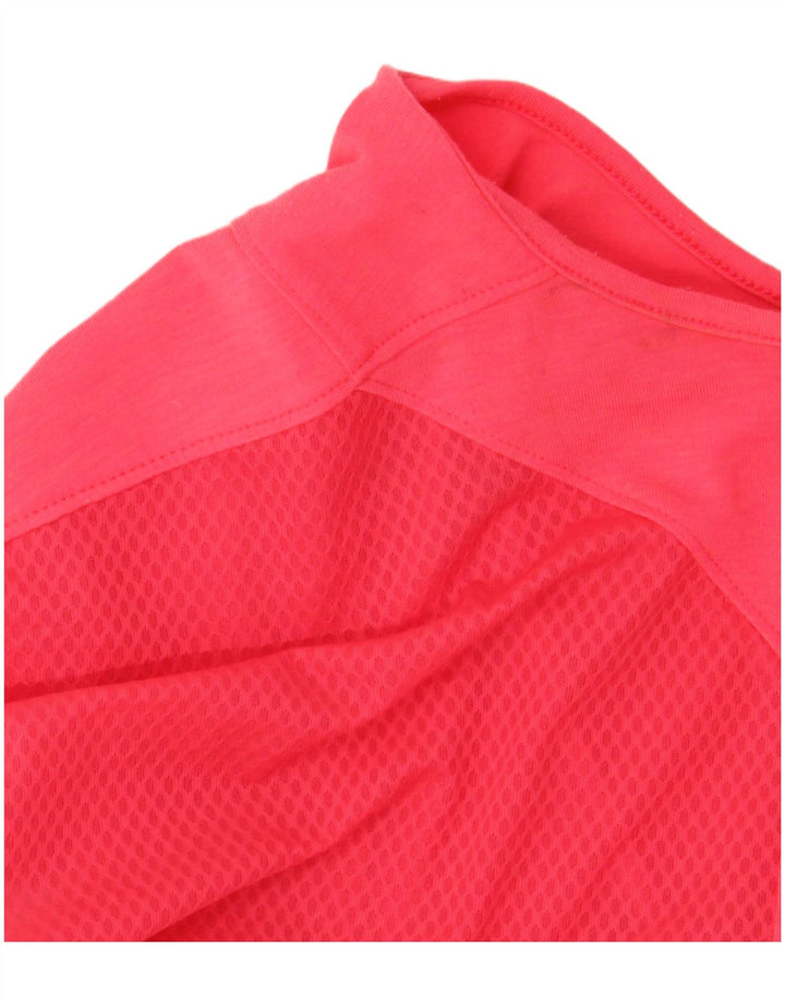 Asics Womens T-Shirt Top UK 6 XS Pink