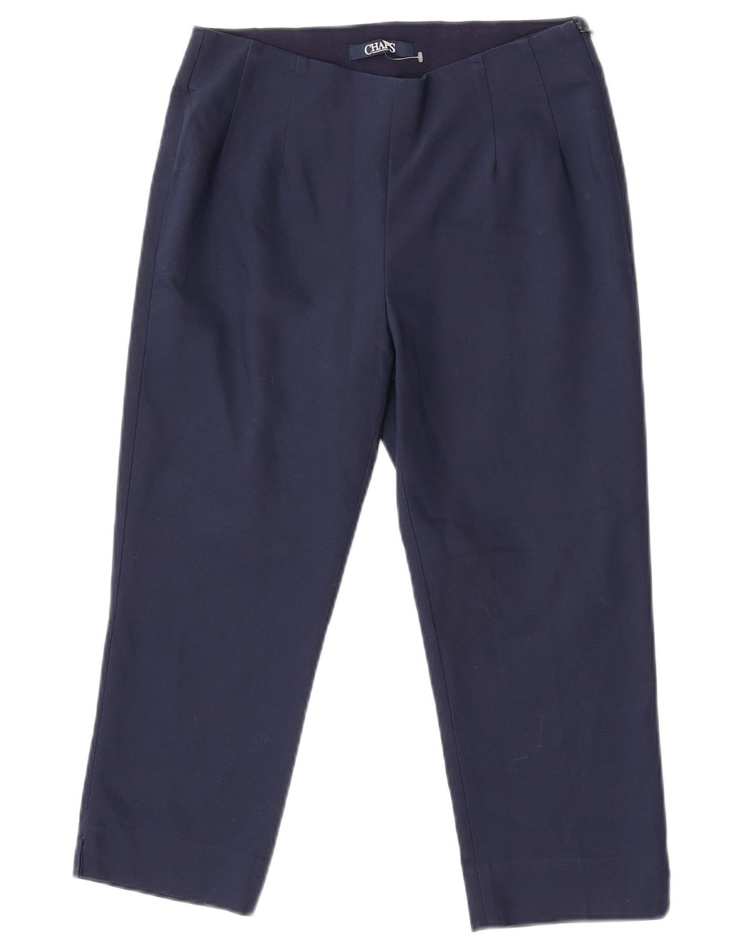 Chaps Womens Capri Trousers US 6 Medium W27 L21 Navy Blue Polyester