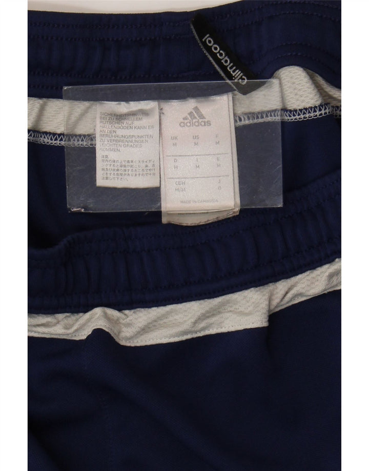 Adidas Mens Climacool Tracksuit Trousers Medium  Navy Blue Polyester