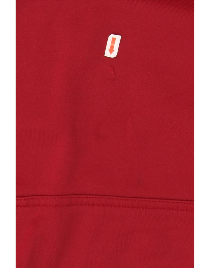 ADIDAS Mens Climawarm Hoodie Jumper Medium Red Polyester Vintage Adidas and Second-Hand Adidas from Messina Hembry 