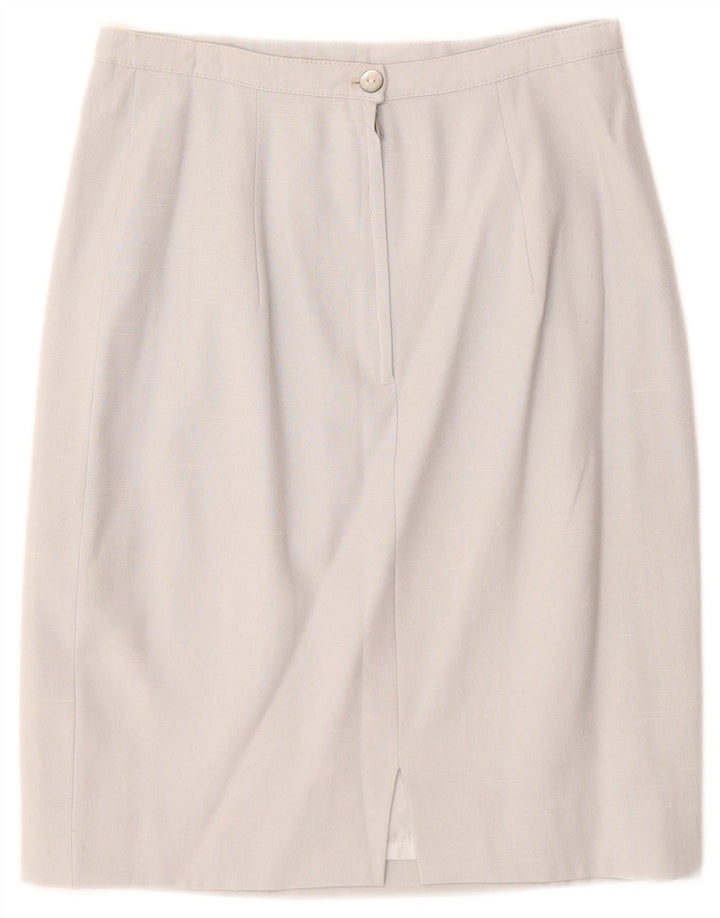 Vintage Womens Pencil Skirt W26 Small  Blue