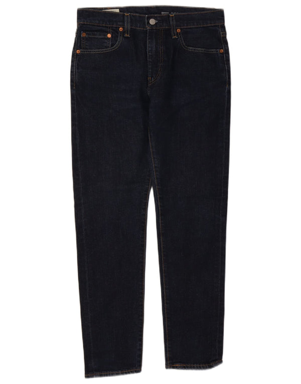 Levi's Mens 512 Slim Tapered Jeans W30 L30 Navy Blue Cotton