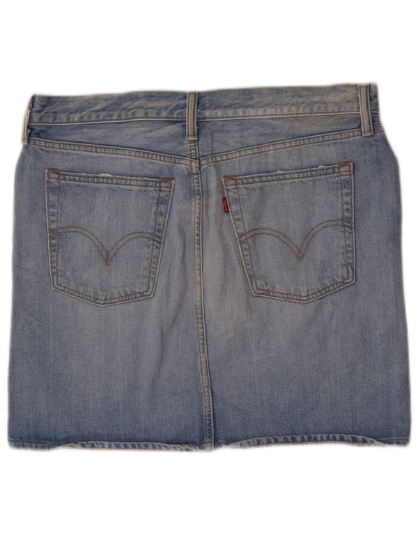 Levi's Womens Mini Denim Skirt W31 Medium Blue