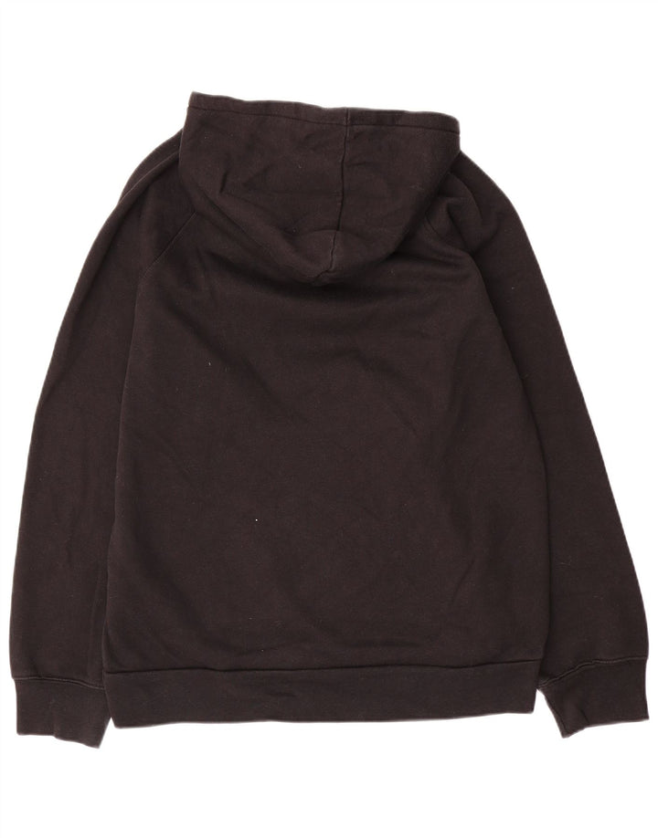 Adidas Mens Graphic Hoodie Jumper Medium Black Cotton
