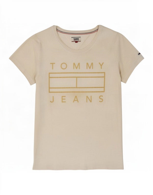 Tommy Hilfiger Mens Graphic T-Shirt Top 2XS White Cotton