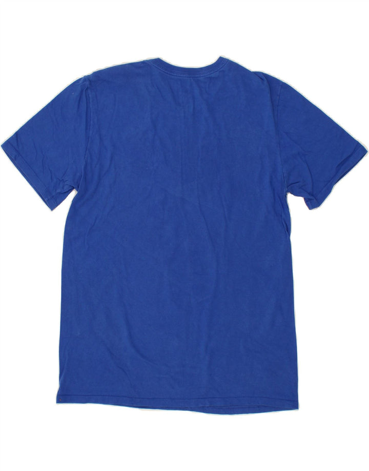 NIKE Mens Athletic Cut Graphic T-Shirt Top Medium Blue Cotton Vintage Nike and Second-Hand Nike from Messina Hembry 