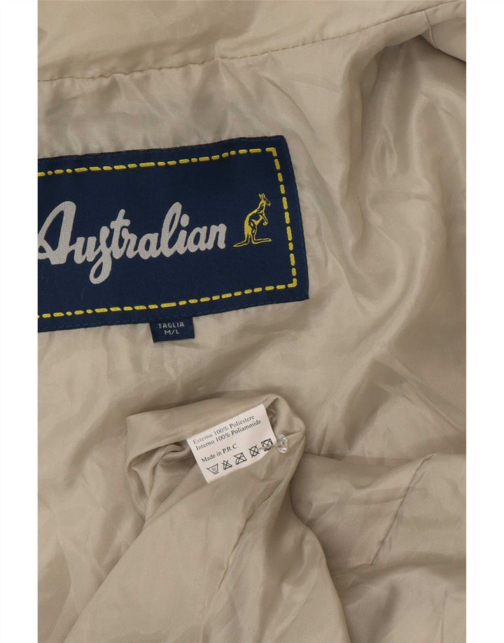 AUSTRALIAN L'ALPINA Mens Windbreaker Jacket UK 38 Medium Navy Blue