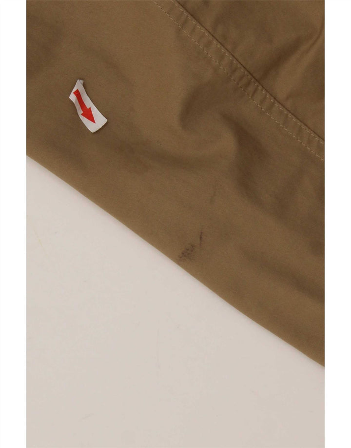 Barbour Mens Trench Coat UK 40 Large Beige Cotton