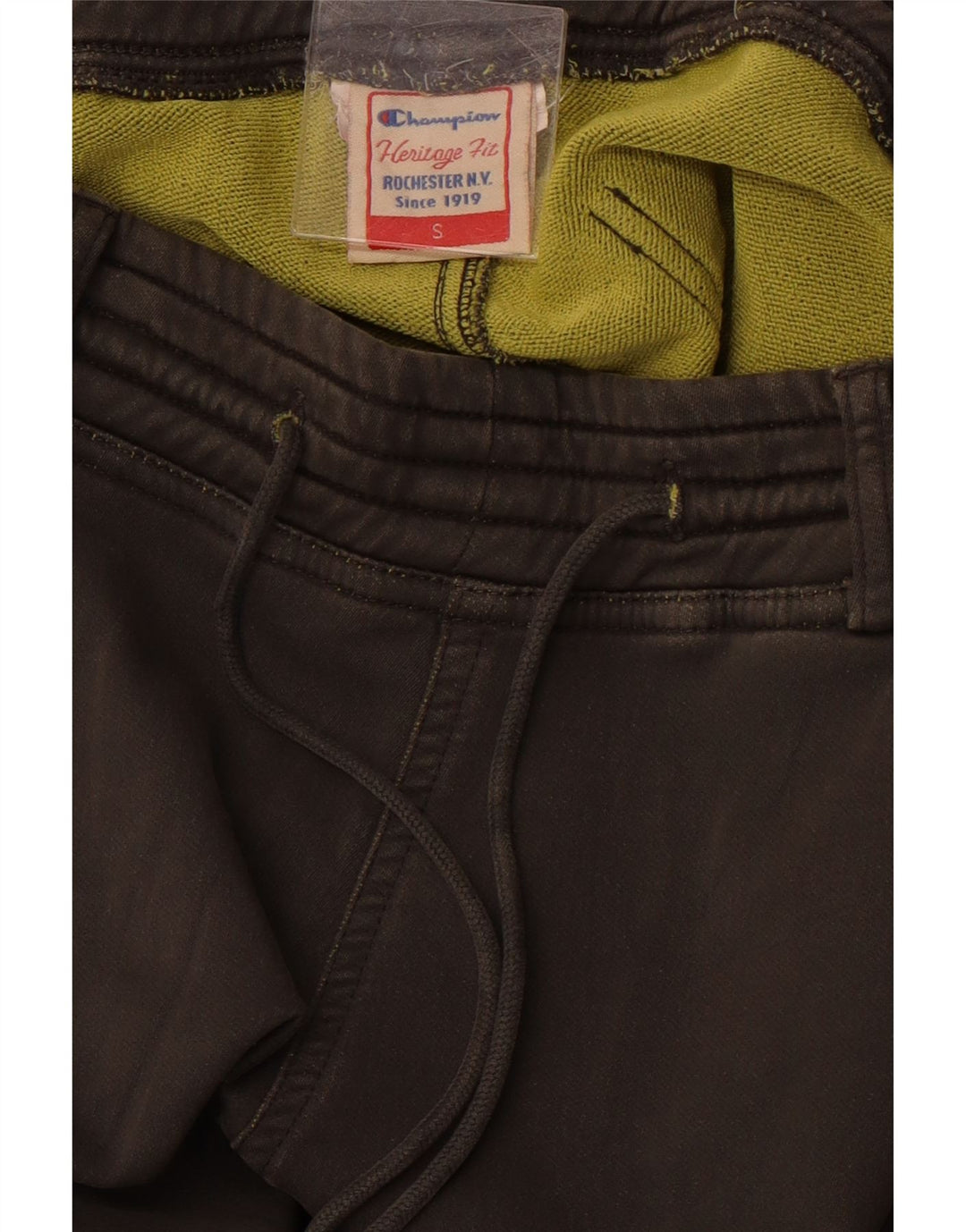 CHAMPION Mens Heritage Fit Tracksuit Trousers Small Grey