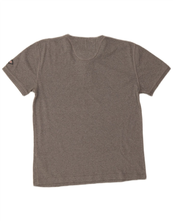 Superdry Mens T-Shirt Top Large Grey Cotton