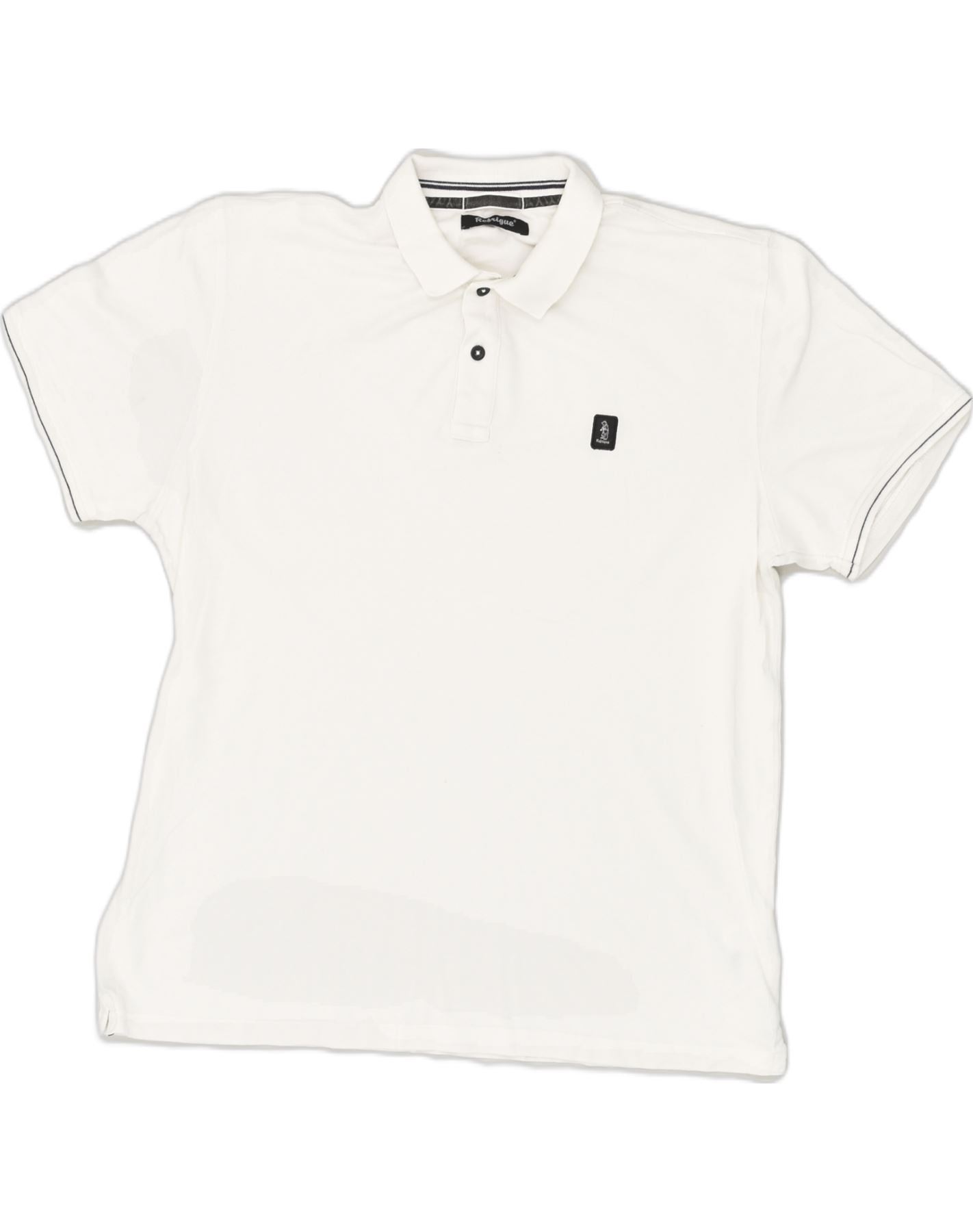 Polo da uomo REFRIGUE XL in cotone bianco - Main Image