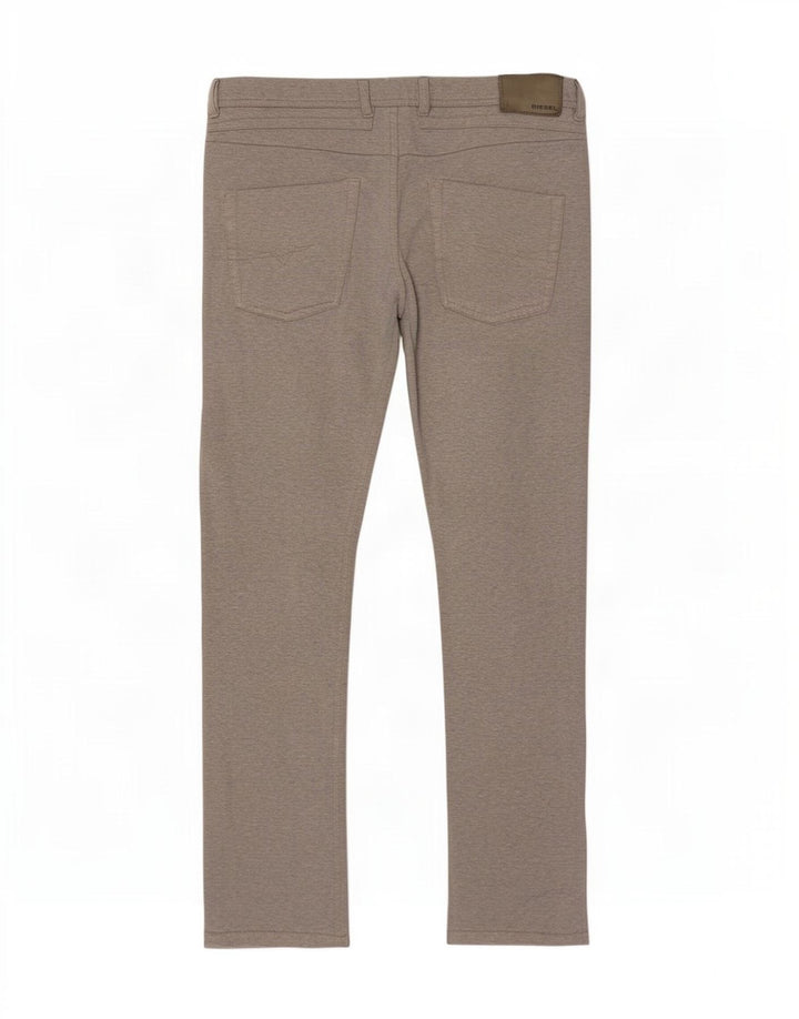 Diesel Mens Straight Casual Trousers Large W34 L34 Grey
