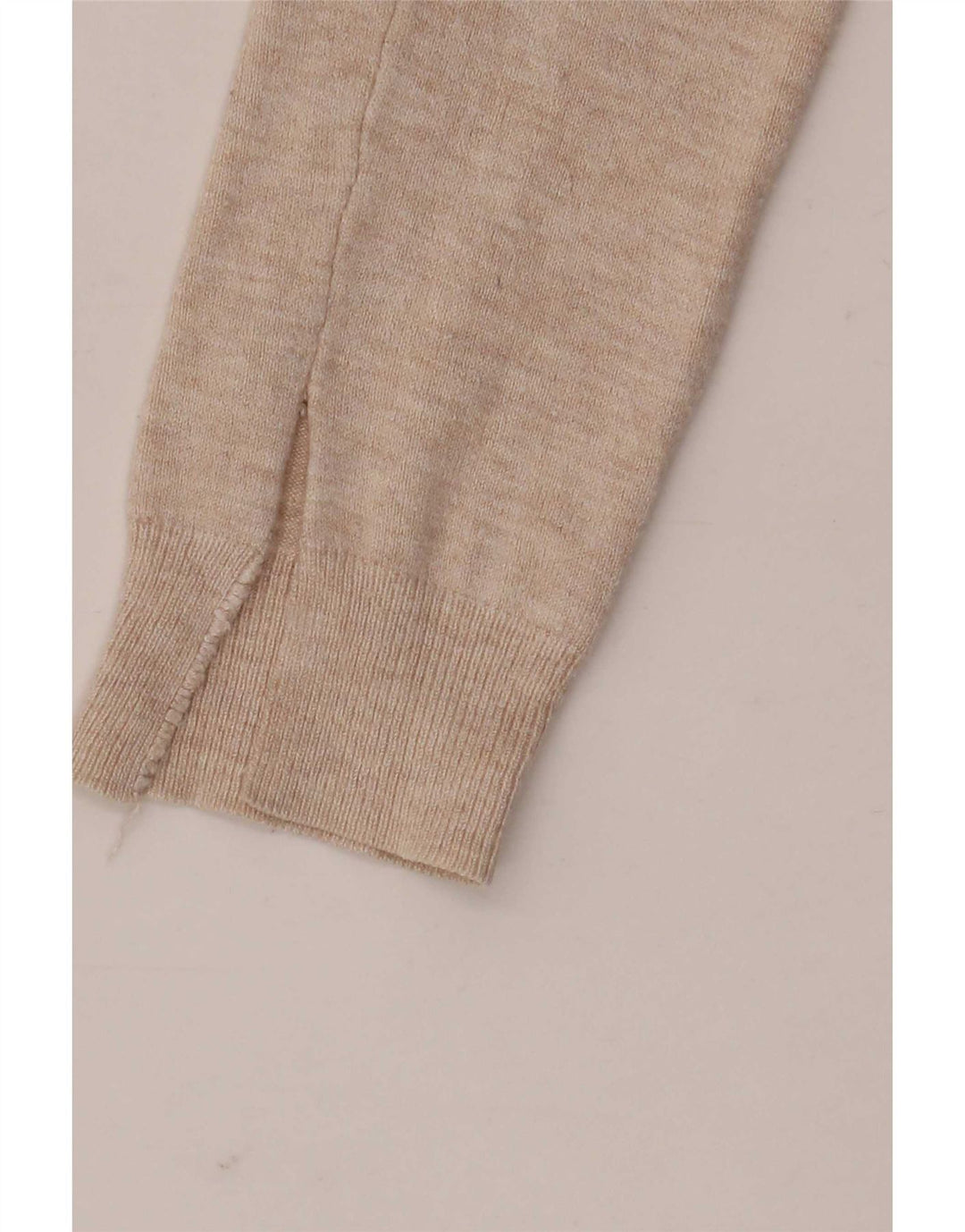 Marks & Spencer Womens Cardigan Sweater UK 10 Small Beige Viscose