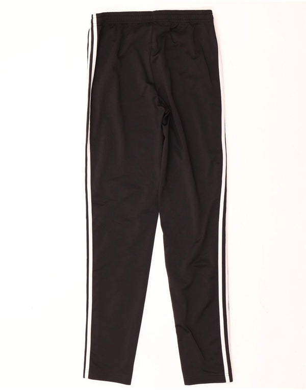 ADIDAS Boys Tracksuit Trousers 15-16 Years  Black Polyester