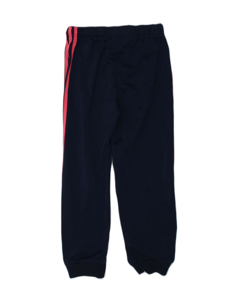 ADIDAS Girls Tracksuit Trousers Joggers 3-4 Years Navy Blue Polyester | Vintage Adidas | Thrift | Second-Hand Adidas | Used Clothing | Messina Hembry 