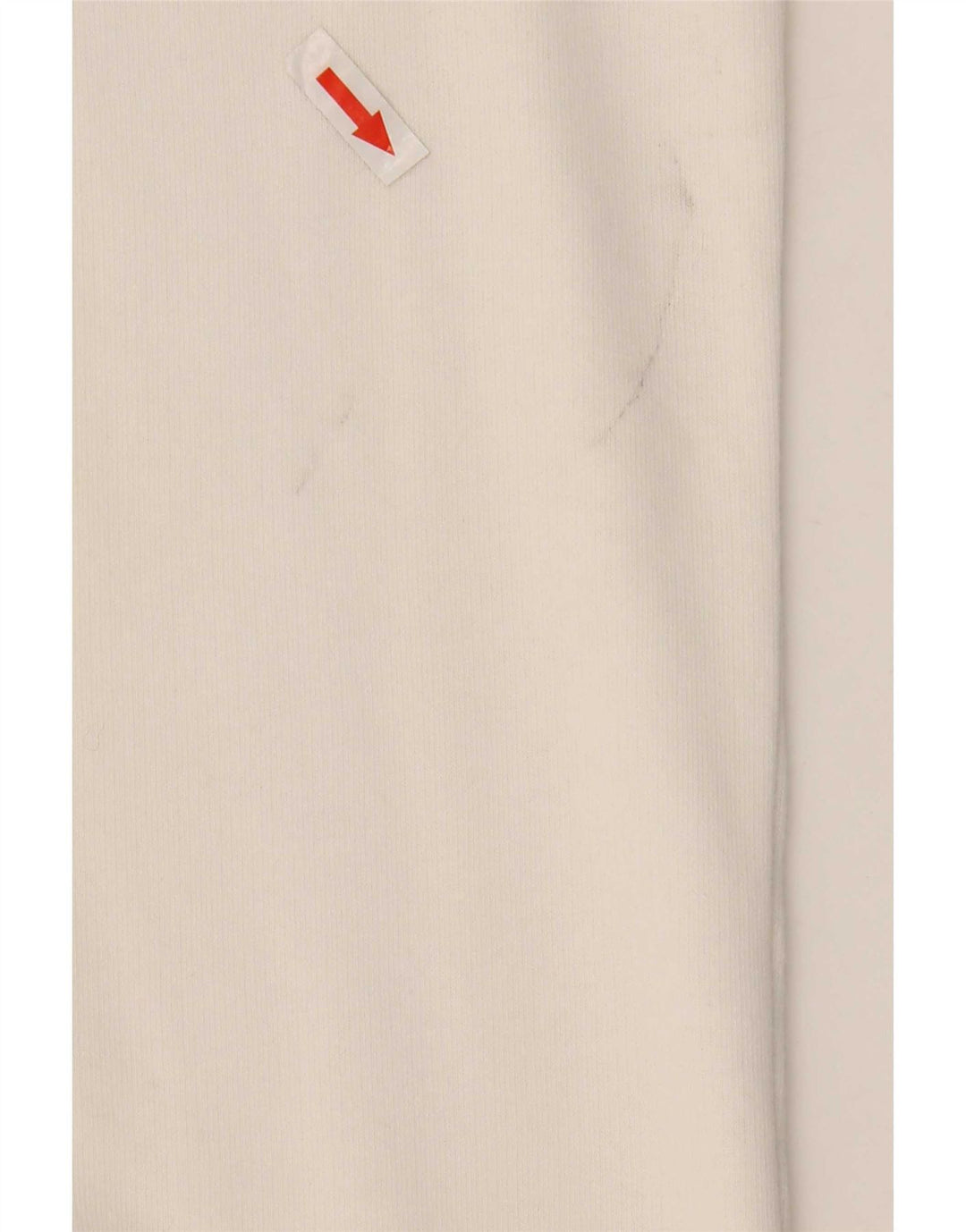 Champion Mens Zip Hoodie Sweater 2XL White Cotton