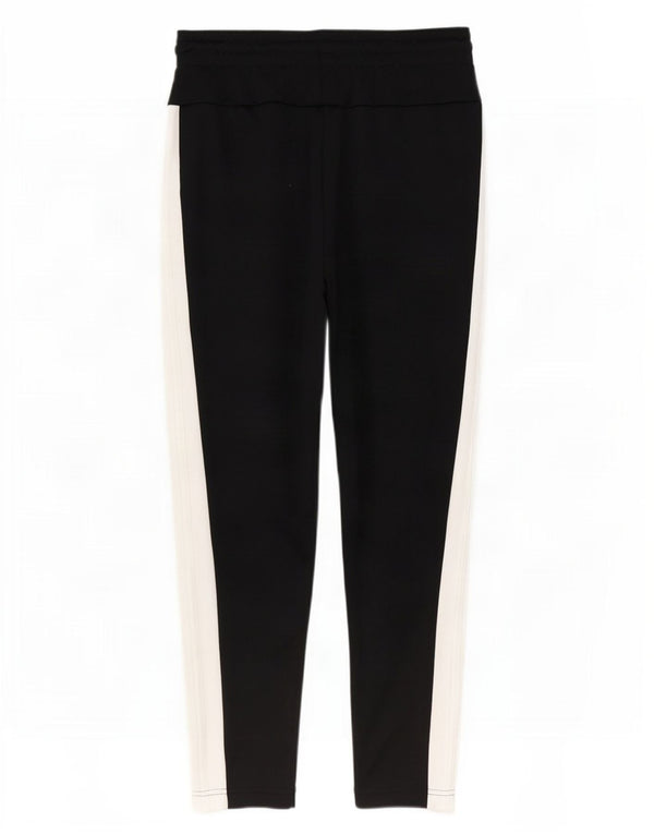 Adidas Womens Tracksuit Trousers UK 12/14 Medium Black Colourblock