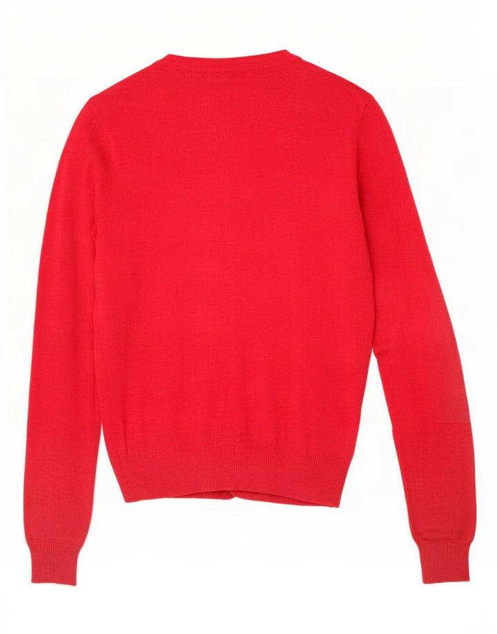 Marks & Spencer Womens Cardigan Sweater UK 10 Small Pink
