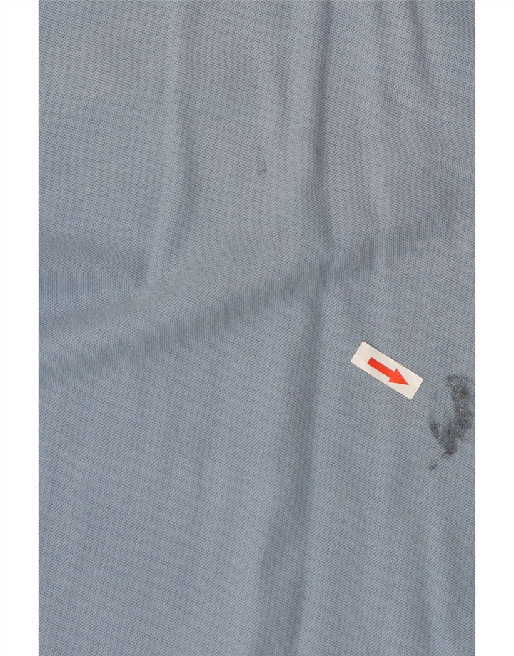 Fila Mens Polo Shirt Large Blue Cotton