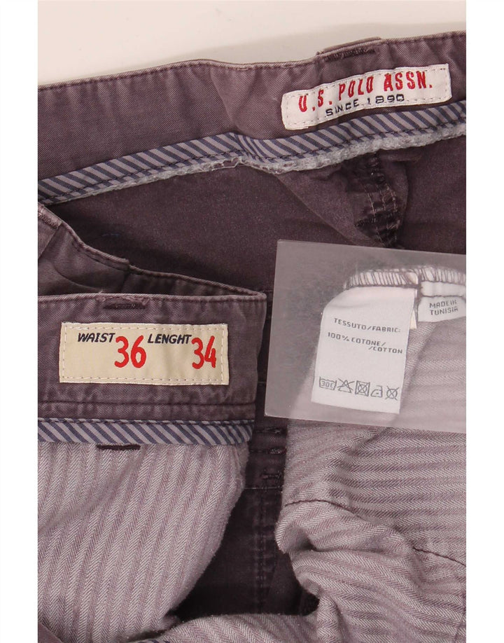 U.S. Polo Assn. Mens Cargo Shorts W36 Large Black Cotton