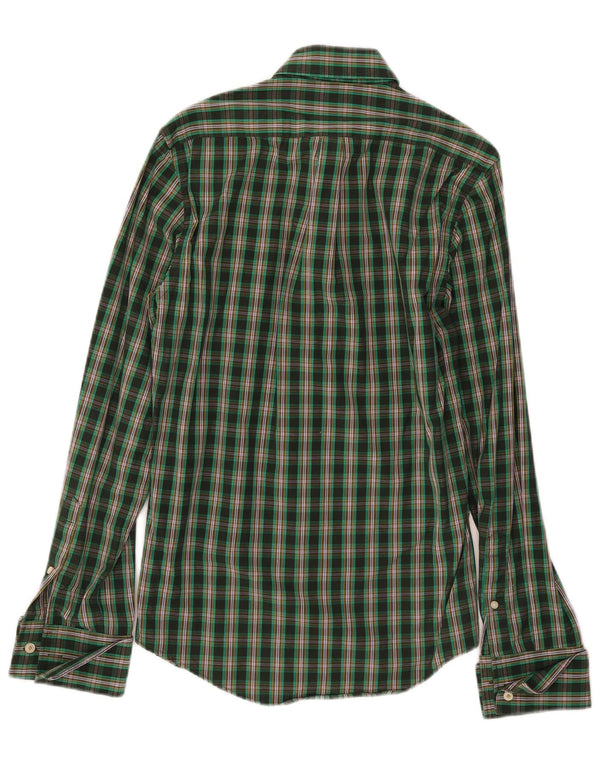 Jack Wills Mens Shirt XS Green Check Cotton