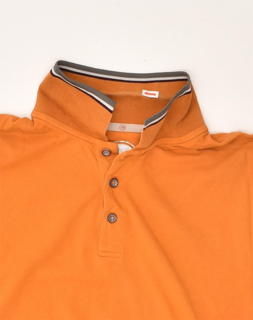 COLMAR Mens Polo Shirt Medium Orange | Vintage Colmar | Thrift | Second-Hand Colmar | Used Clothing | Messina Hembry 