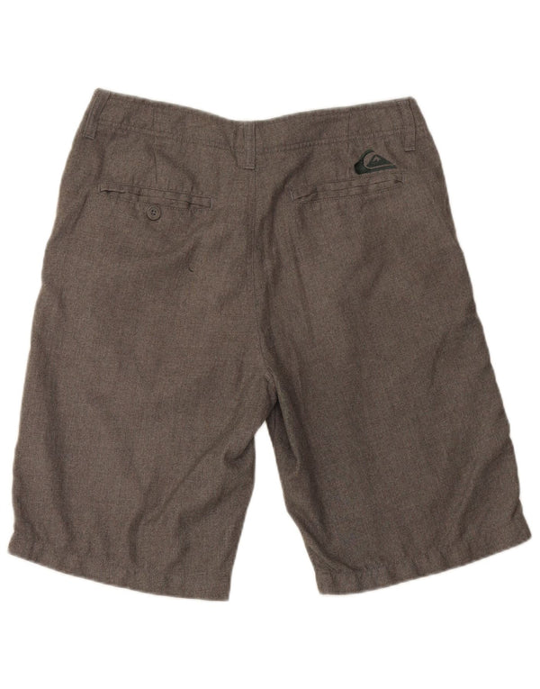 Quiksilver Mens Chino Shorts W33 Medium Grey Polyester