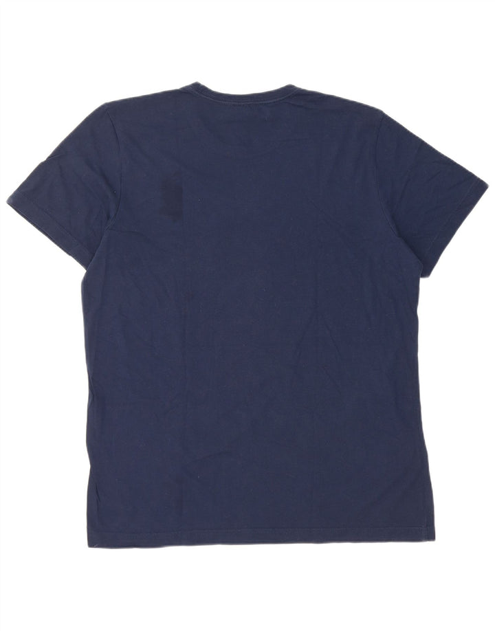 Adidas Mens Graphic T-Shirt Top Large Navy Blue