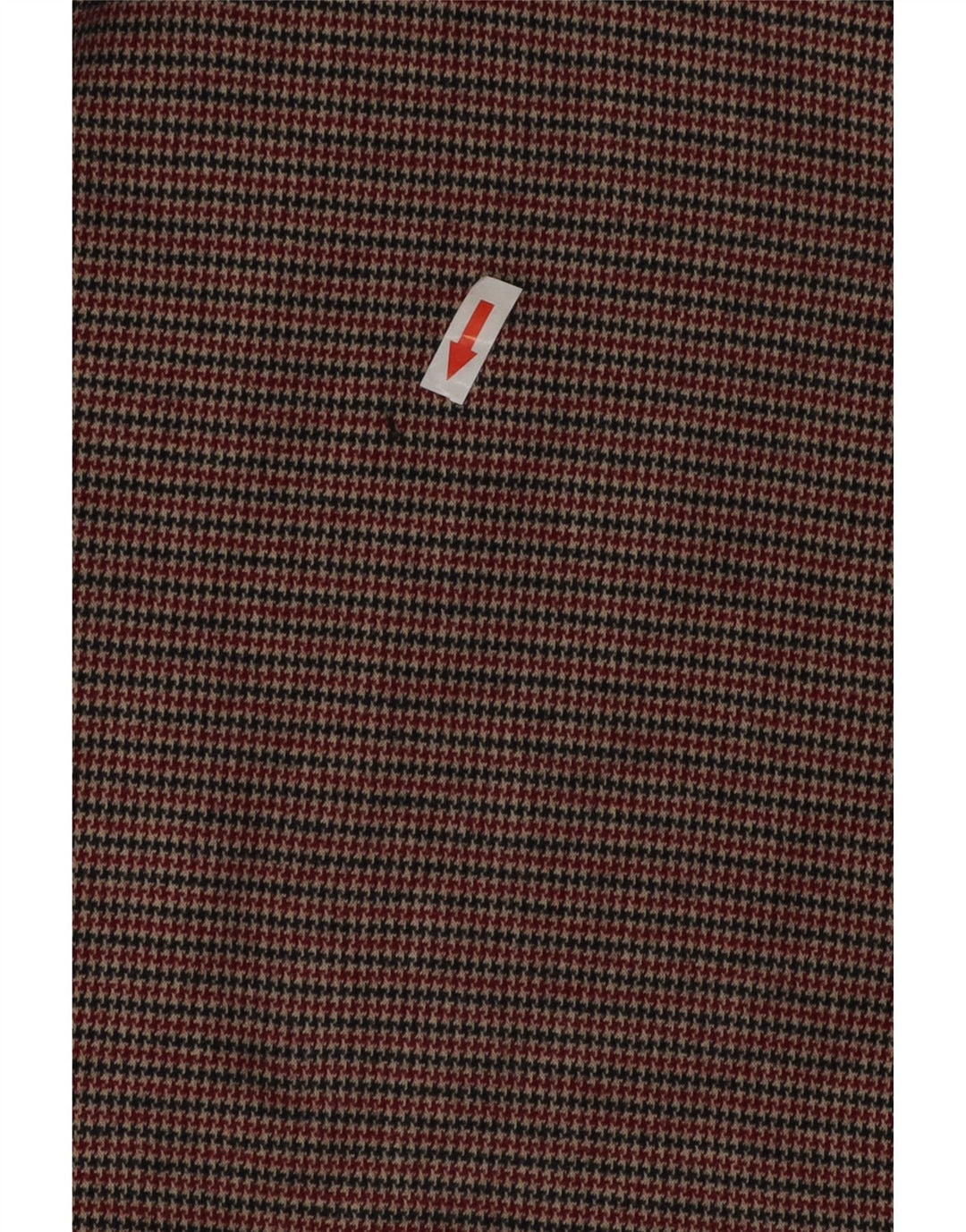 Zara Womens Long Sleeve Shift Dress UK 12 Medium Brown Houndstooth