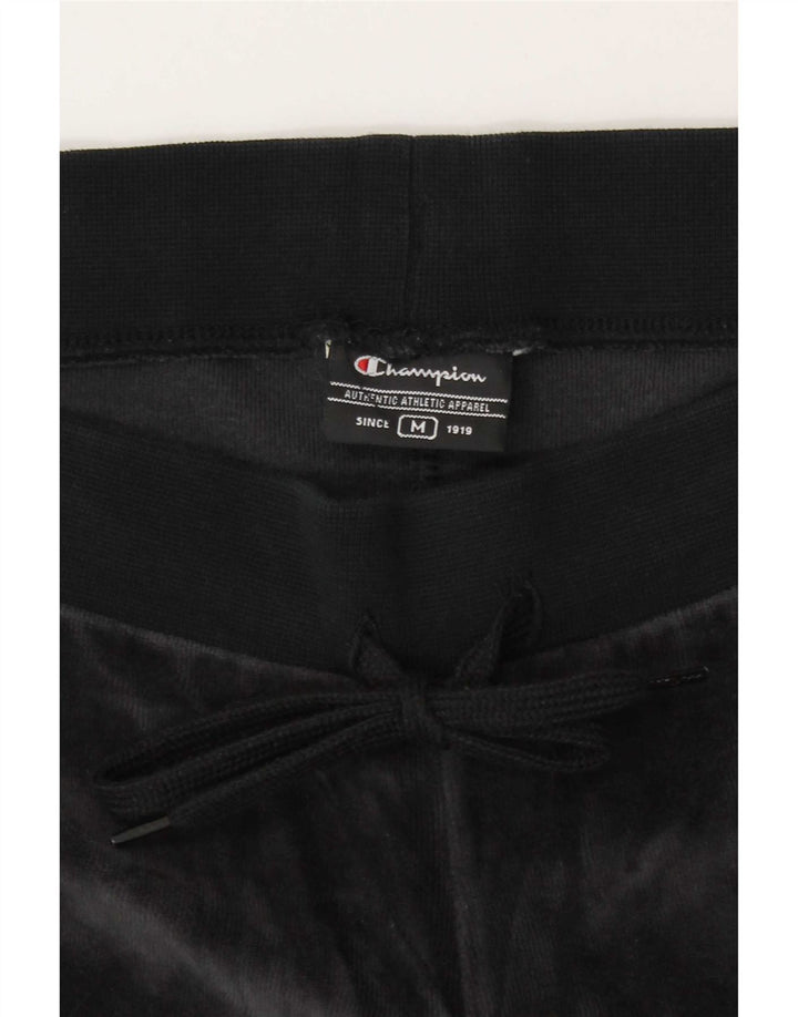 Champion Womens Velour Tracksuit Trousers UK 12 Medium Grey Tie Dye