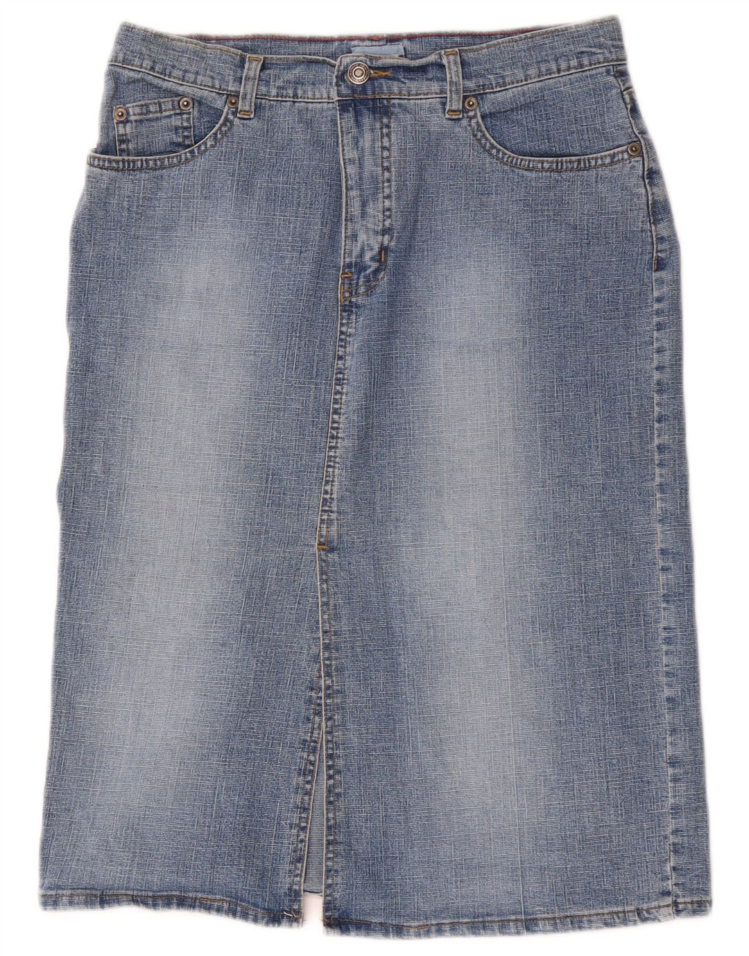 Oasis Womens Denim Skirt UK 12 Medium W30 Blue