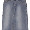 Oasis Womens Denim Skirt UK 12 Medium W30 Blue