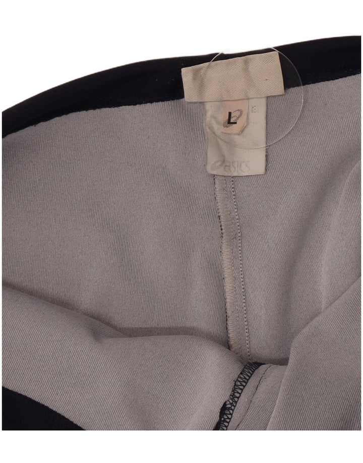 Asics Womens Tracksuit Trousers UK 14 Large Navy Blue
