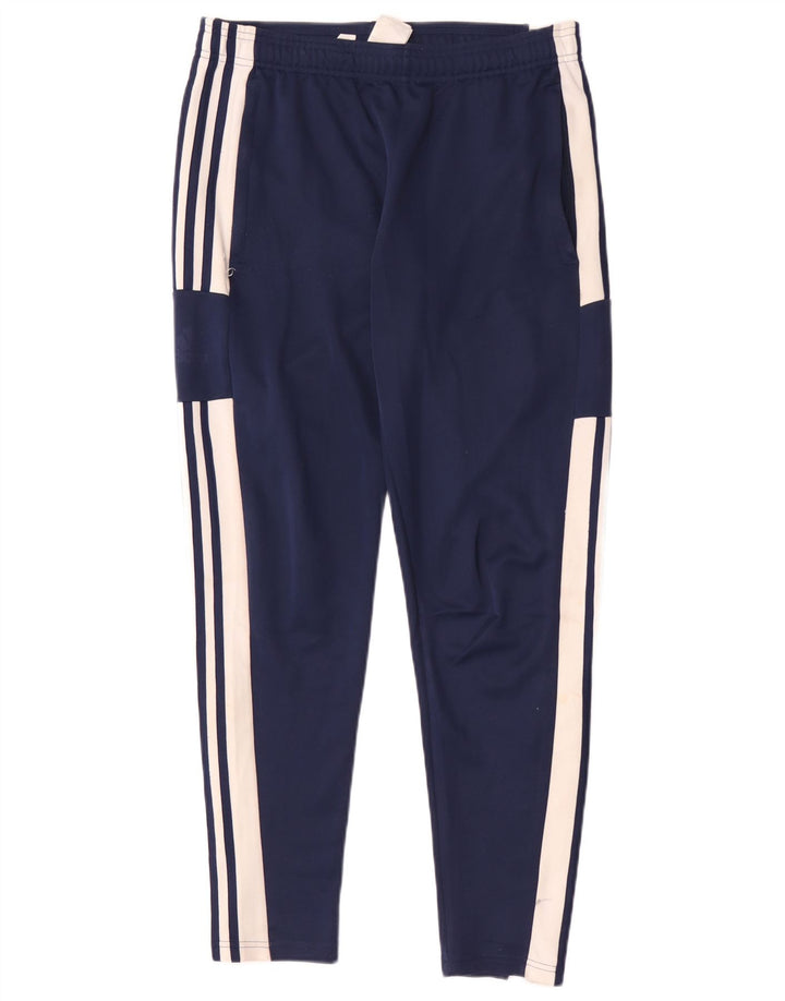 Adidas Mens Aeroready Tracksuit Trousers Medium Navy Blue Colourblock