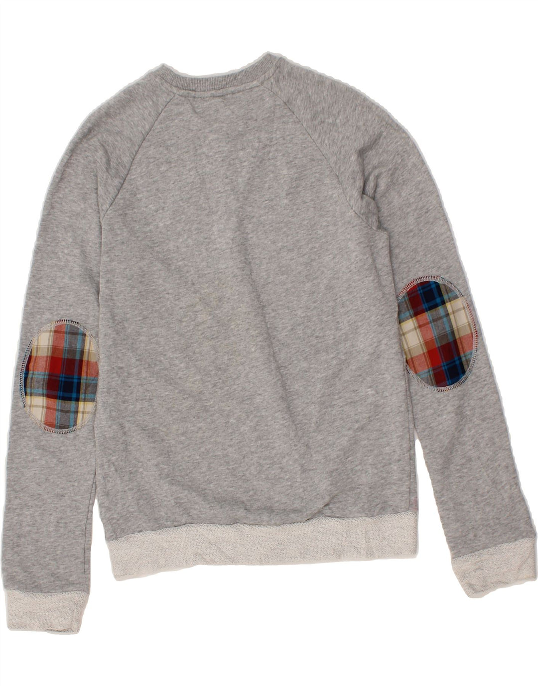 BENETTON Girls Graphic Sweatshirt Jumper 13-14 Years 3XL Grey Polyester Vintage Benetton and Second-Hand Benetton from Messina Hembry 