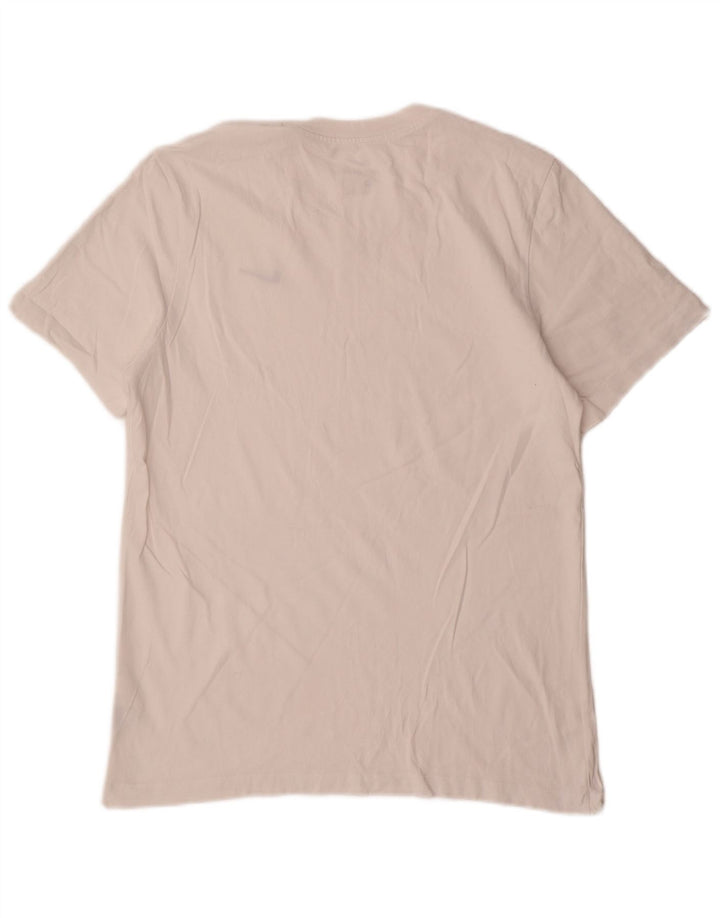 Nike Mens T-Shirt Top Medium White Cotton