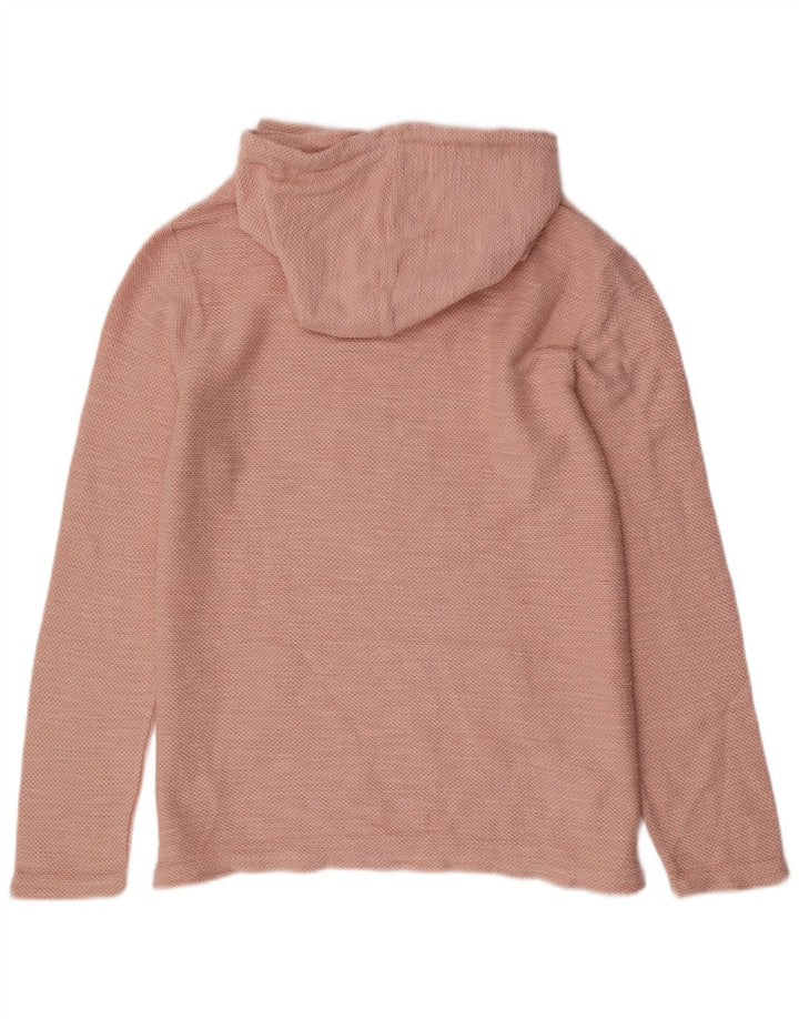 Fat Face Womens Hoodie Jumper UK 14 Medium Pink Cotton