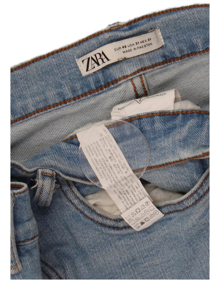 Zara Mens Slim Jeans EU 40 Medium W31 L30 Blue Cotton